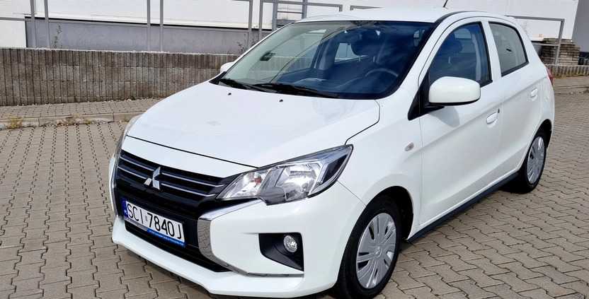 Mitsubishi Space Star cena 42900 przebieg: 9540, rok produkcji 2021 z Cieszyn małe 79